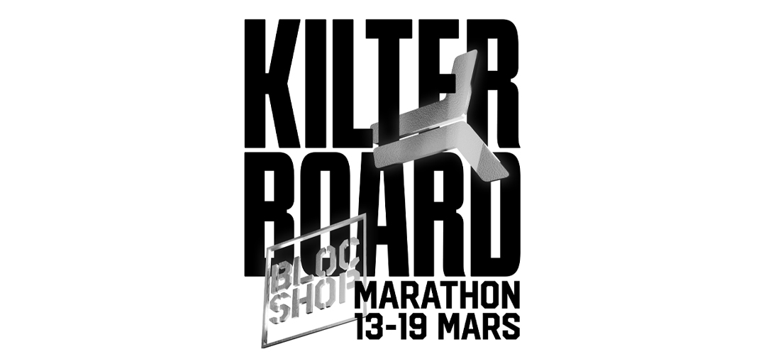 poster d'événement Kilter Board.